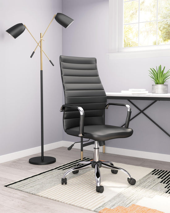 Faux Leather Office Armchair | Zuo Modern Primero Chair