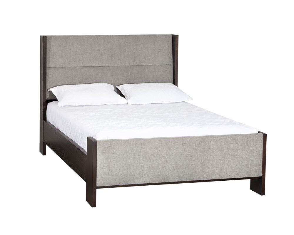 Sunpan Milo Bed - Queen - Polo Club Stone