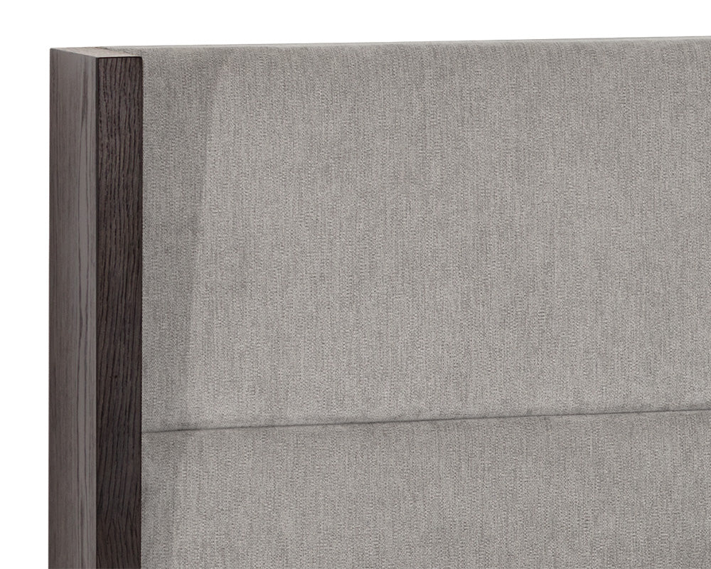 Sunpan Milo Bed - Queen - Polo Club Stone