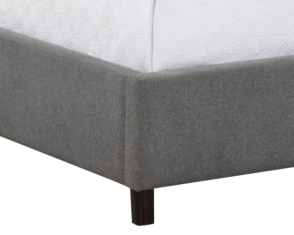 Sunpan Devon Bed in Belfast Heather Grey/Koala Grey - Queen