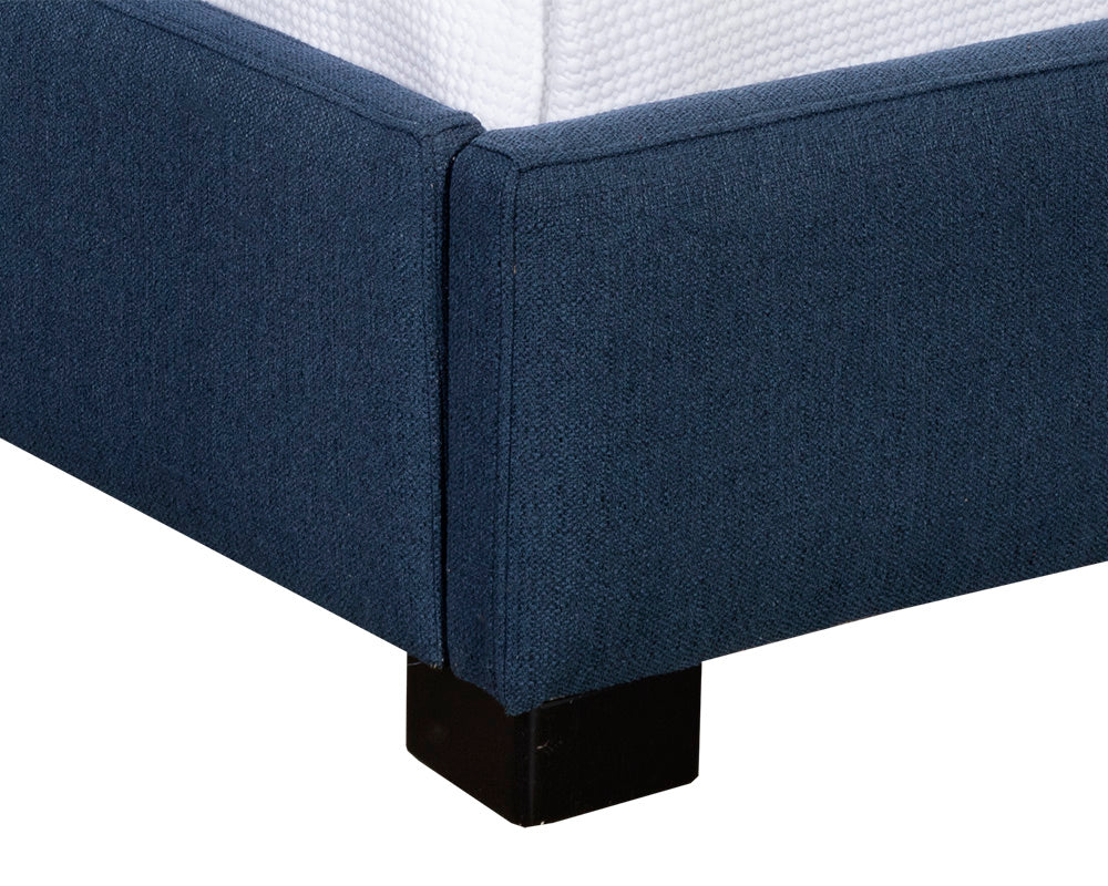 Sunpan Clemonte Bed In Liv Indigo - Queen