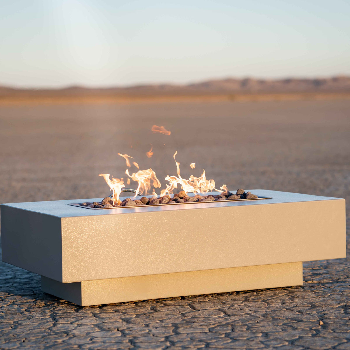 The Outdoor Plus Coronado Fire Pit - Stainless Steel, 48", Liquid Propane, Ebony, Coronado, Stainless Steel, Outdoor