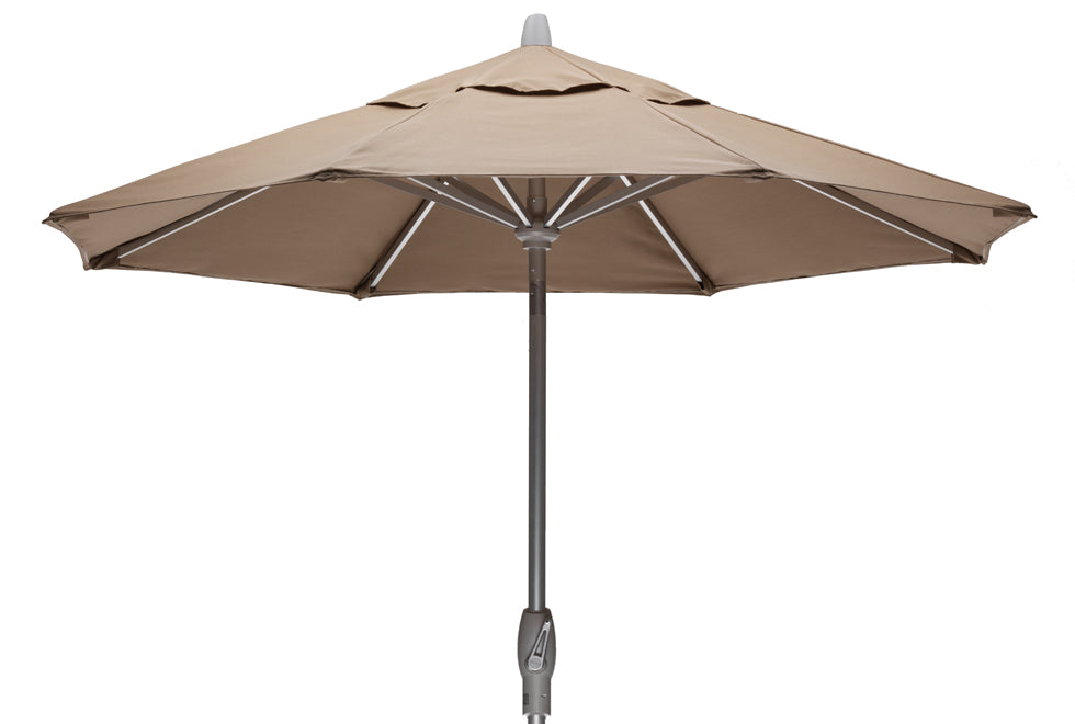 Telescope Casual Value Market Umbrella-7 1/2' Market Umbrella with Powdercoated Aluminum Frame and Push Button Tilt, Value White, Red, Aluminum, Outdoor