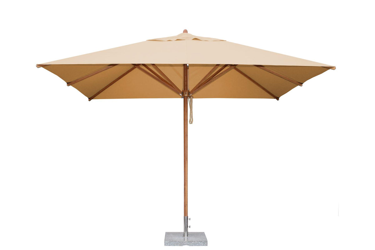 Bambrella Levante 2.5 x 3.5m (8.5 x 11.5) Rectangle Bamboo Umbrella