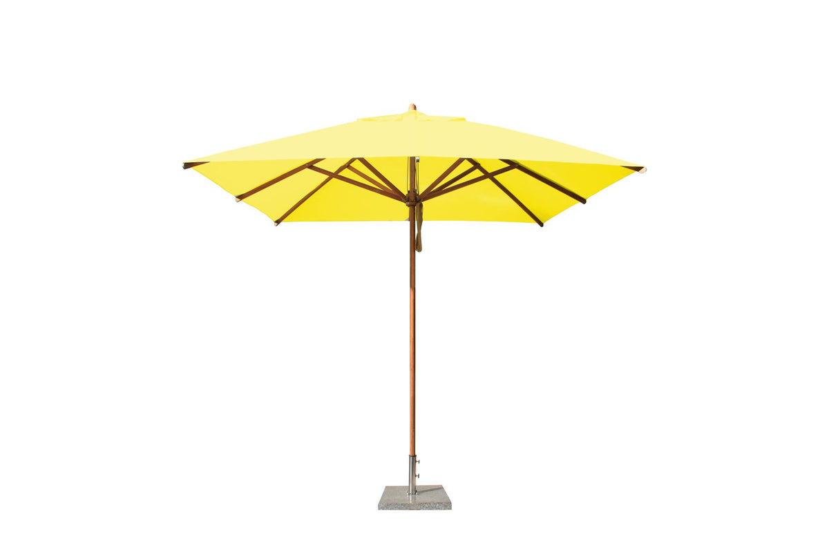 Bambrella Levante 2.6m Square Bamboo Umbrella