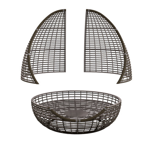Skyline Design Faber Swivel Daybed with Sunbrella Cushions