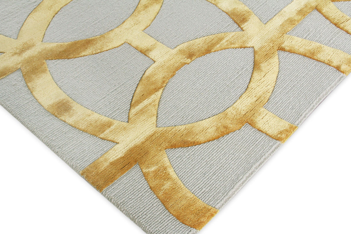 Exquisite Rugs Metro Velvet Handmade Hand-Knotted New Zealand Wool and Viscose Area Rug