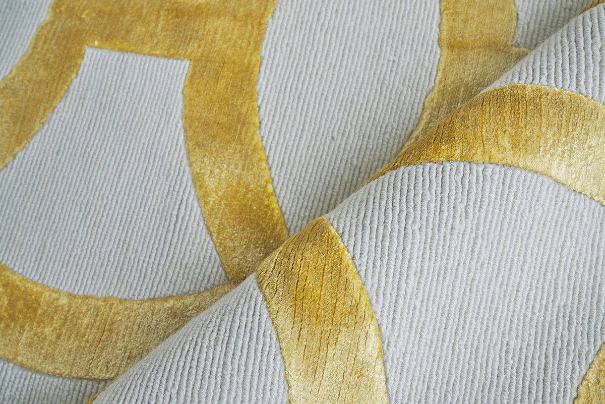 Exquisite Rugs Metro Velvet Handmade Hand-Knotted New Zealand Wool and Viscose Area Rug