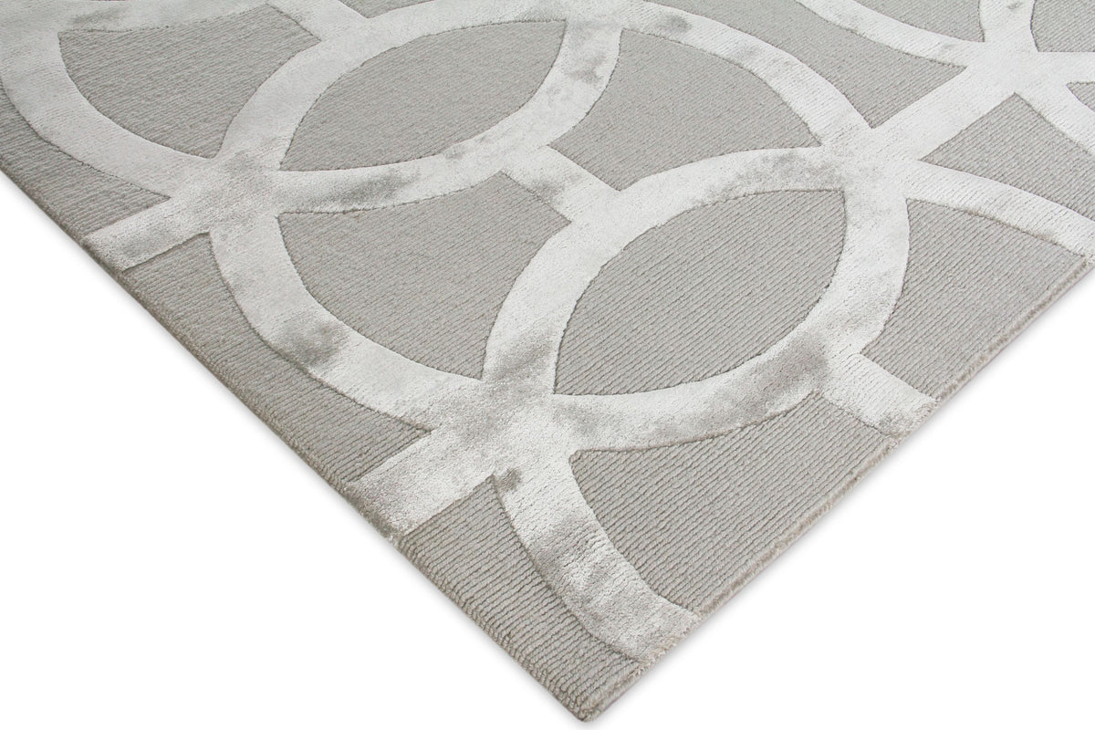 Exquisite Rugs Metro Velvet Handmade Hand-Knotted New Zealand Wool and Viscose Area Rug
