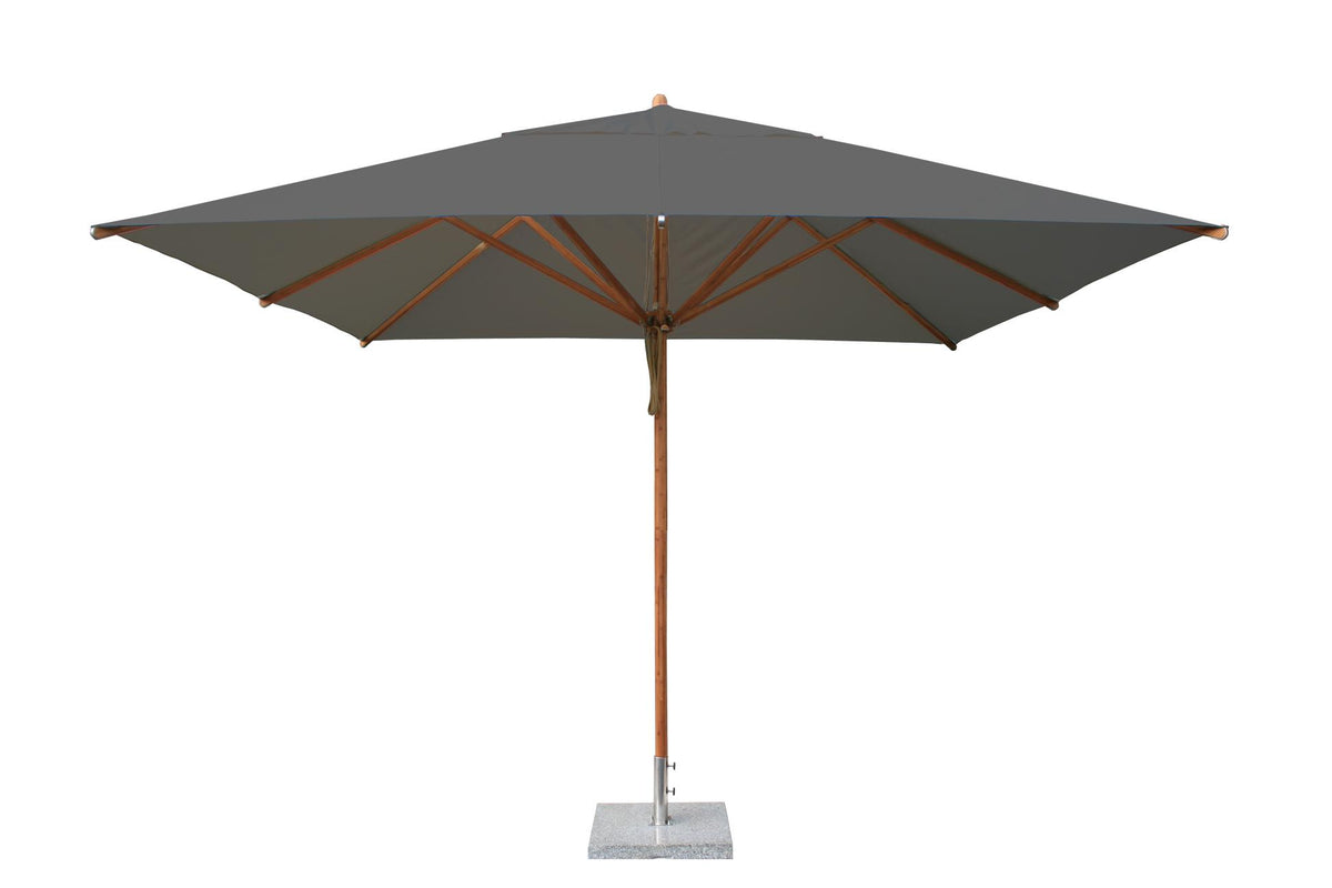 Bambrella Levante 3.4m Square Bamboo Umbrella