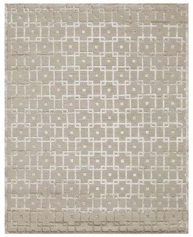 Exquisite Rugs Metro Velvet Handmade Hand-Knotted New Zealand Wool and Viscose Area Rug