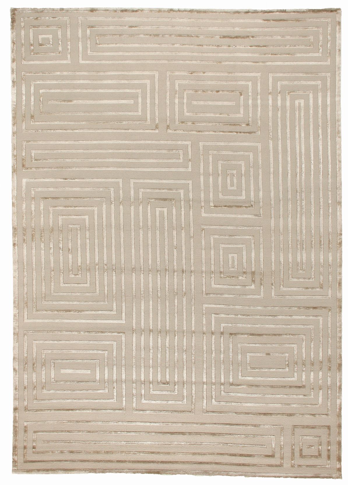 Exquisite Rugs Metro Velvet Handmade Hand-Knotted New Zealand Wool and Viscose Area Rug