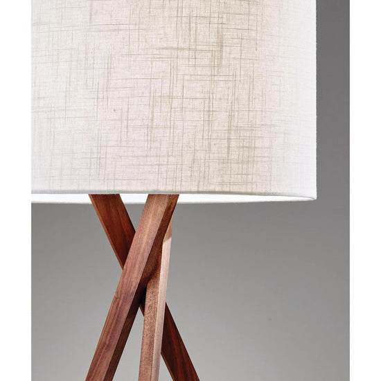 Adesso Brooklyn Floor Lamp Walnut