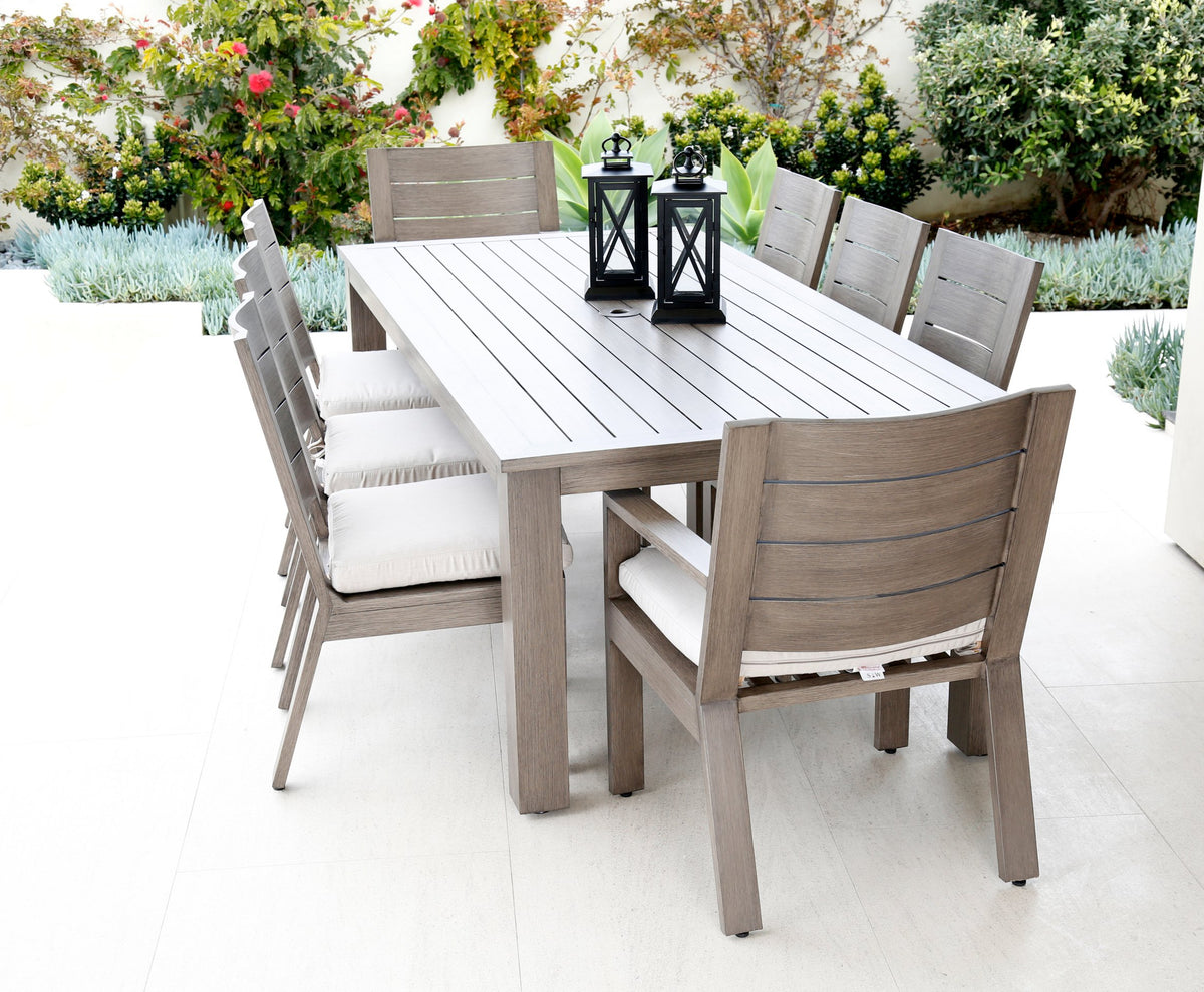 Sunset West Aluminum Laguna Dining Chair with Cushion