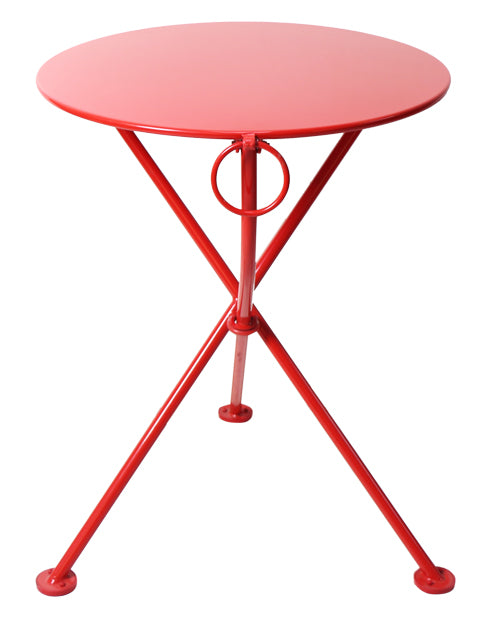 Furniture DesignHouse FrenchCafe Round Bistro 3-leg Folding Bistro Table / 28" Round Metal Top