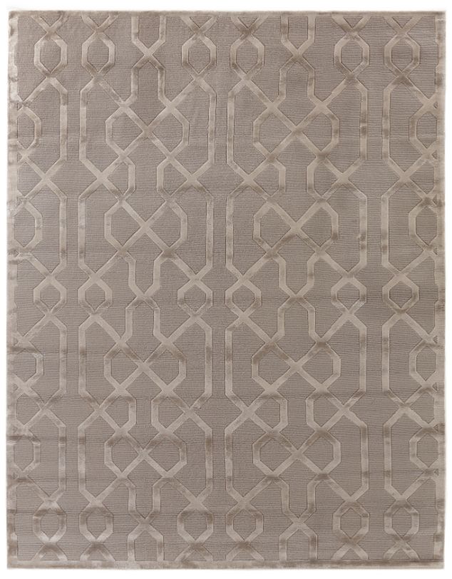 Exquisite Rugs Metro Velvet Handmade Hand-Knotted New Zealand Wool and Viscose Area Rug