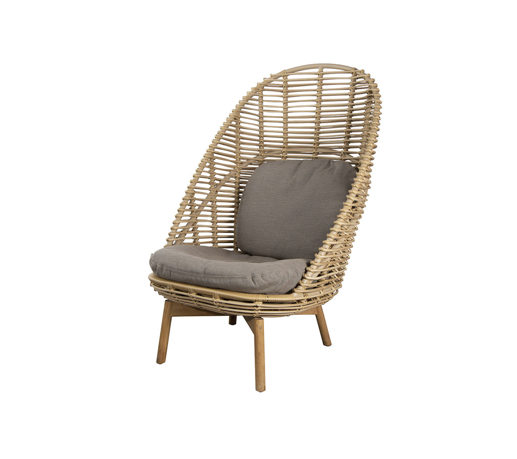 Cane-Line Hive Highback Chair with Teak Legs