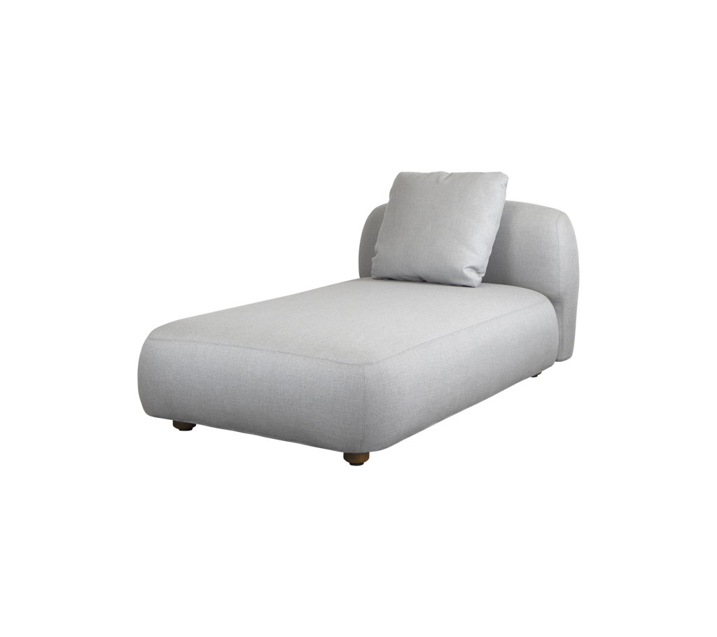Cane-Line Capture Chaise Lounge Sofa Module - Sonnet Commercial
