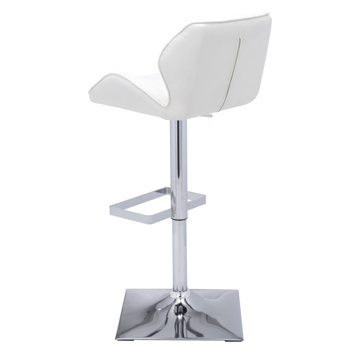 Sunpan Boulton Adjustable Stool in Graphite / Onyx / Snow