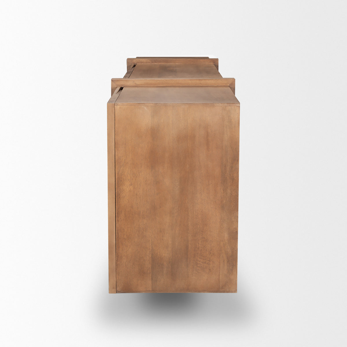 Mercana Eula Medium Brown Wood 4-Door Sideboard