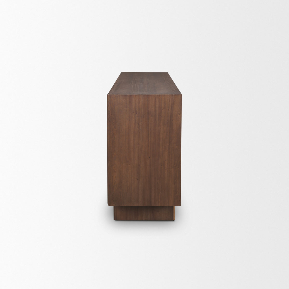 Mercana Varenna 4 Door Dark Brown Wood With Rope Handles Sideboard
