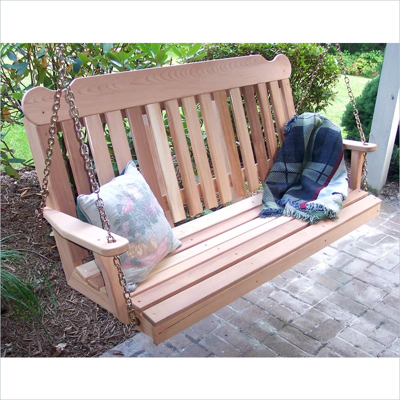 Creekvine Designs 6-Inch Cedar Classic Porch Swing