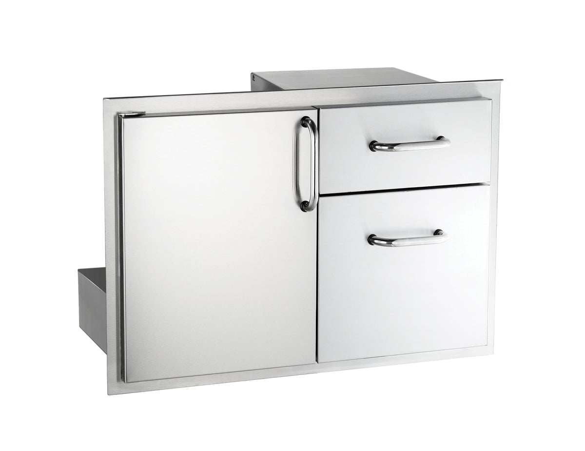 American Outdoor Grill Door with Double Drawer