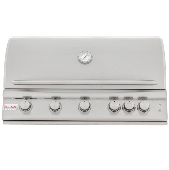 Blaze Grills 40-Inch 5-Burner LTE3 Gas Grill With Rear Burner And Built-in Lighting System