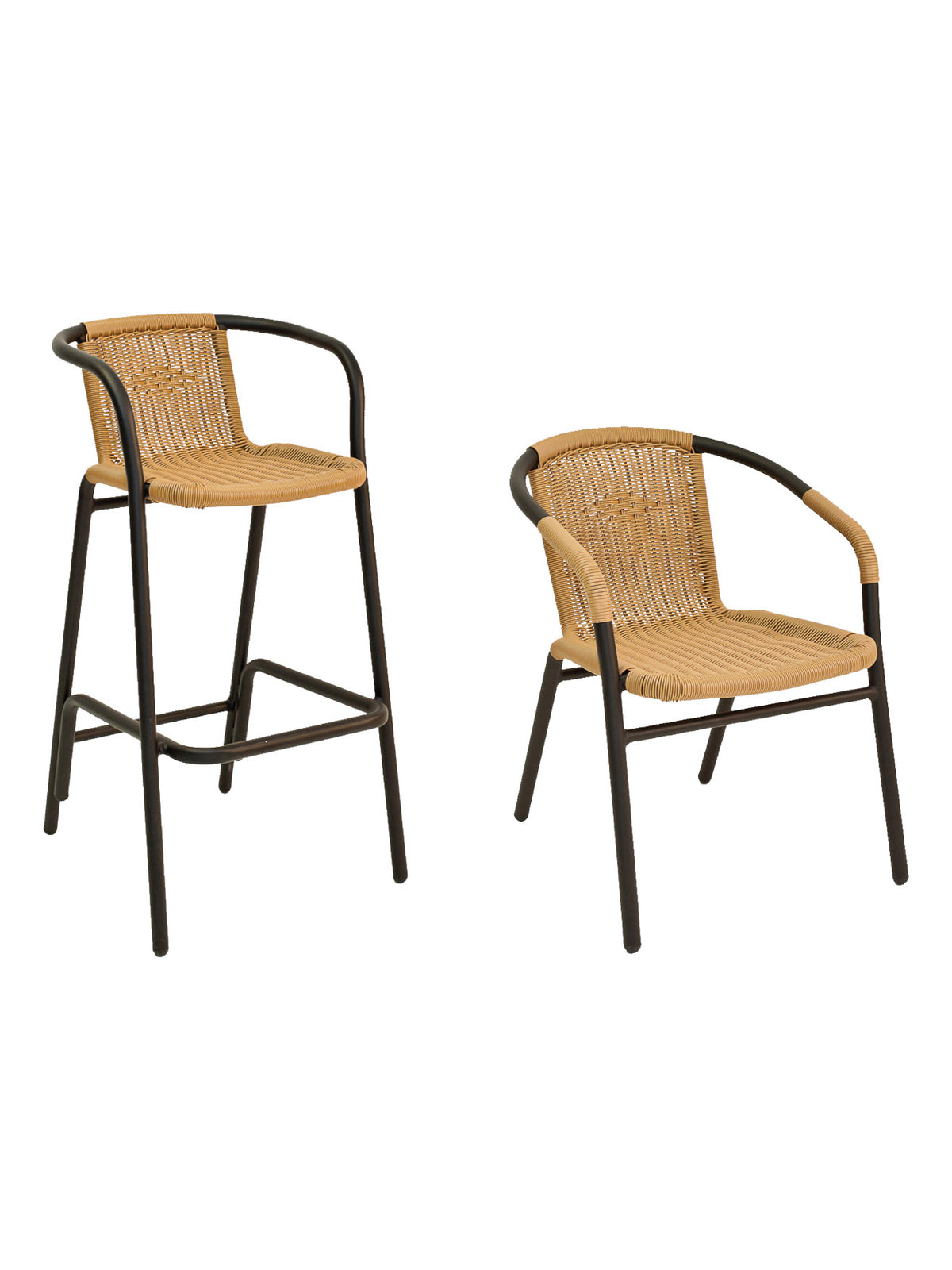 Florida Seating Anodized Or Powder Aluminum Frame Barstool - BW-51