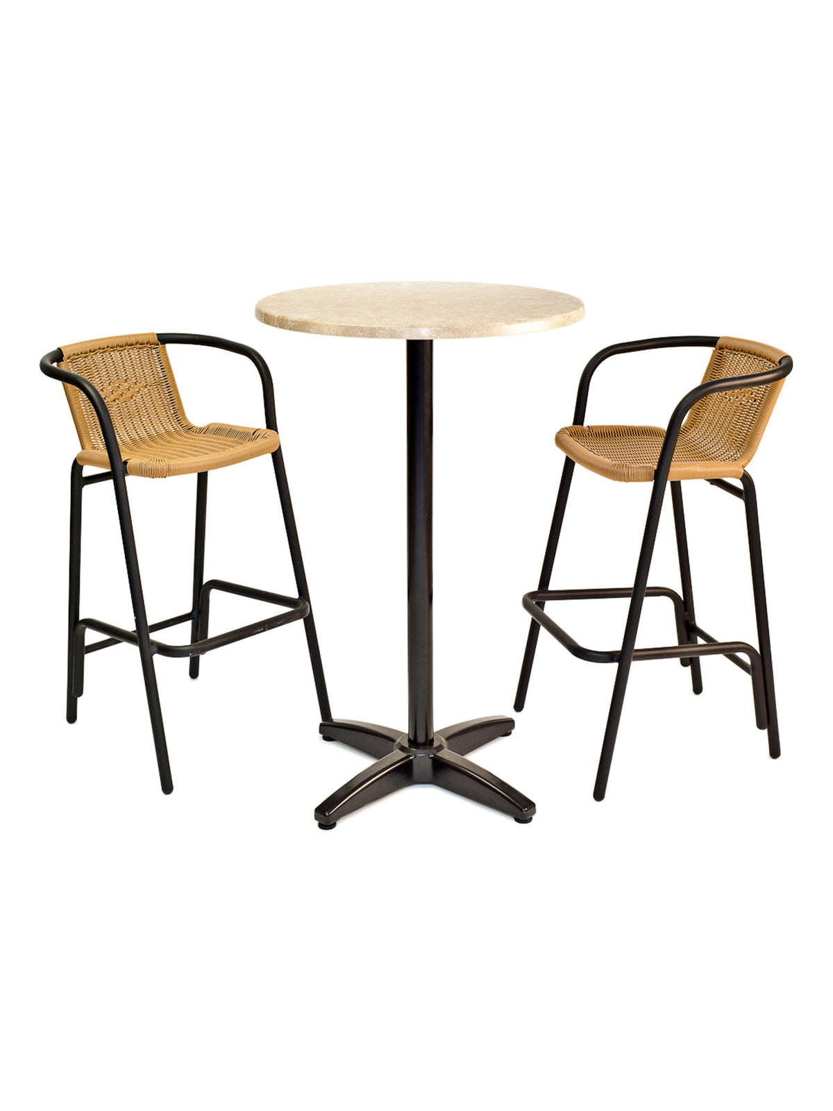Florida Seating Anodized Or Powder Aluminum Frame Barstool - BW-51