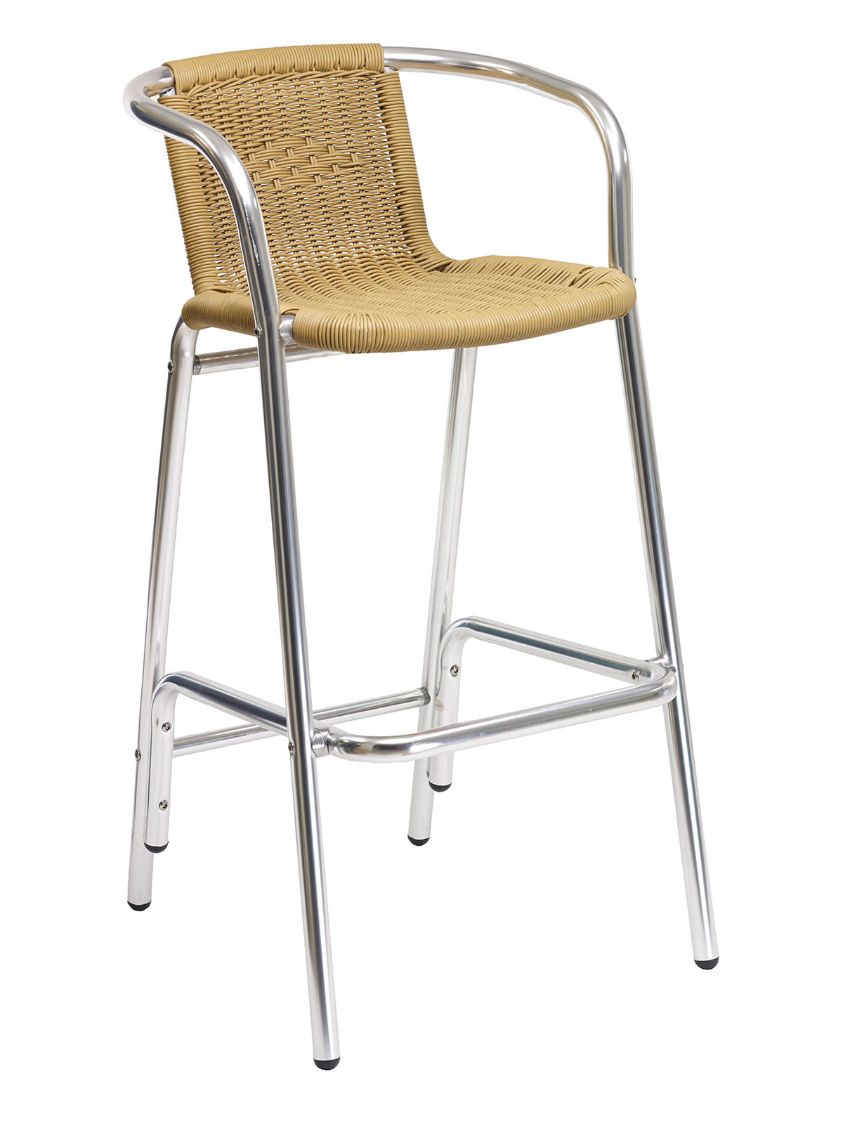 Florida Seating Anodized Or Powder Aluminum Frame Barstool - BW-51