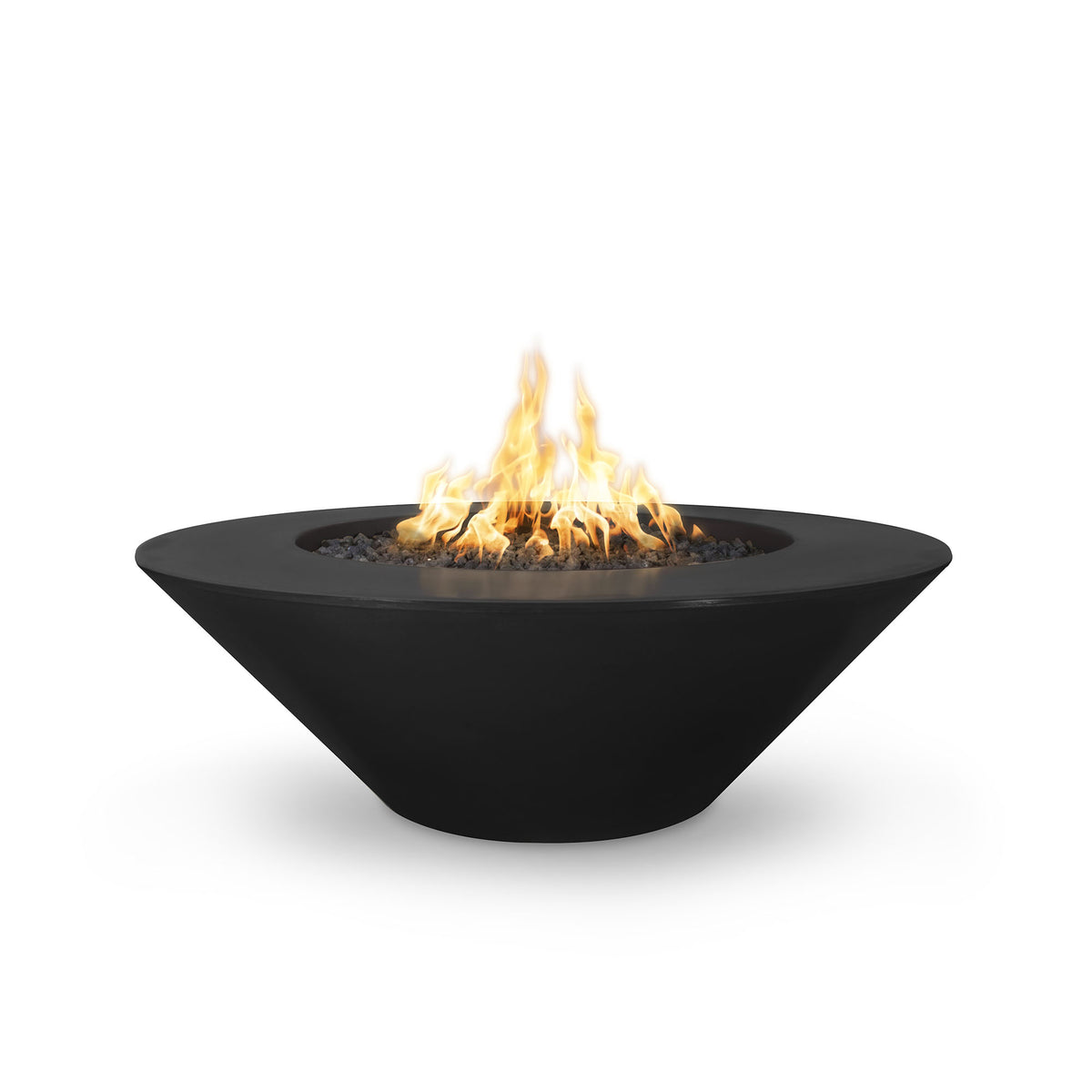 Cazo Concrete Fire Pit - 48"Liquid PropaneBlack