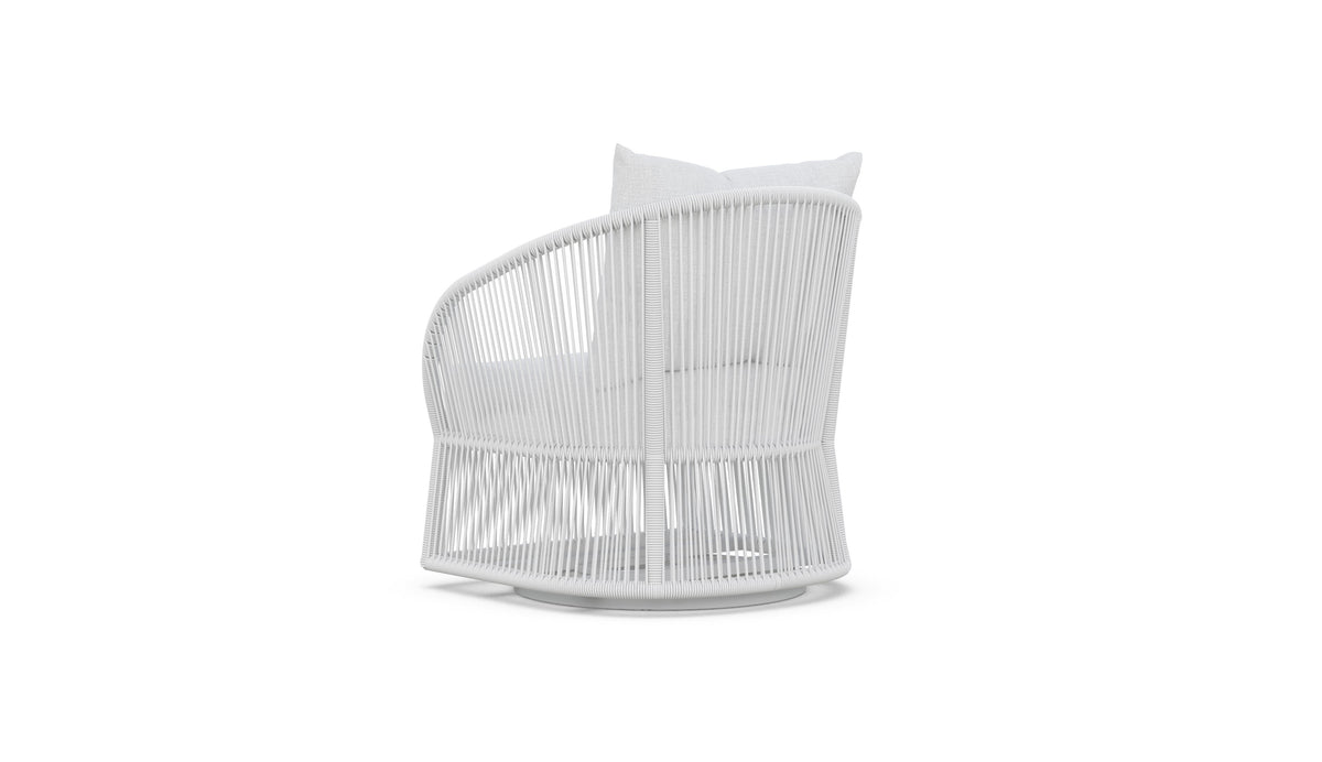 Azzurro Living Cape Town Swivel Club Chair + Polar Cushion