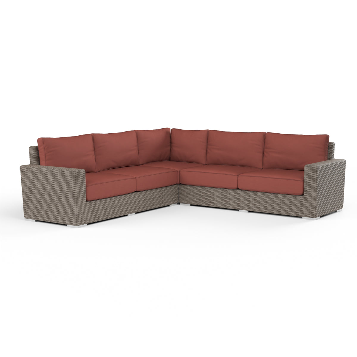 Sunset West Coronado Wicker Sectional With Cushions