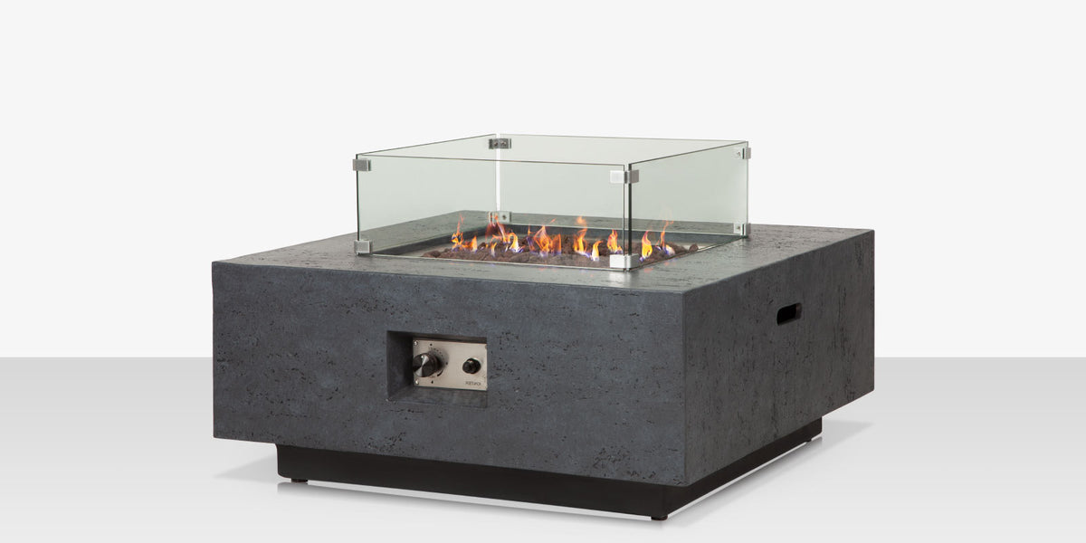 DecoScapes Elements Concrete Fire Pit - Square