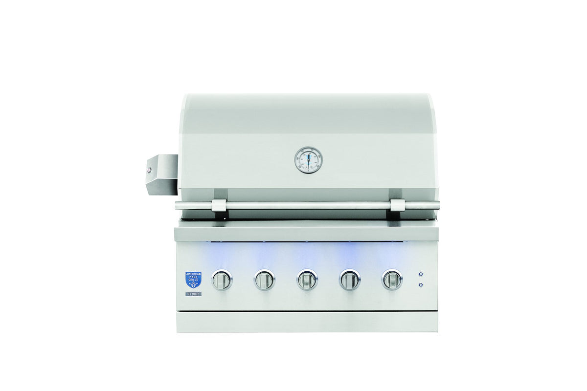 American Made Grills Encore - Built-in 54" Hybrid Grill