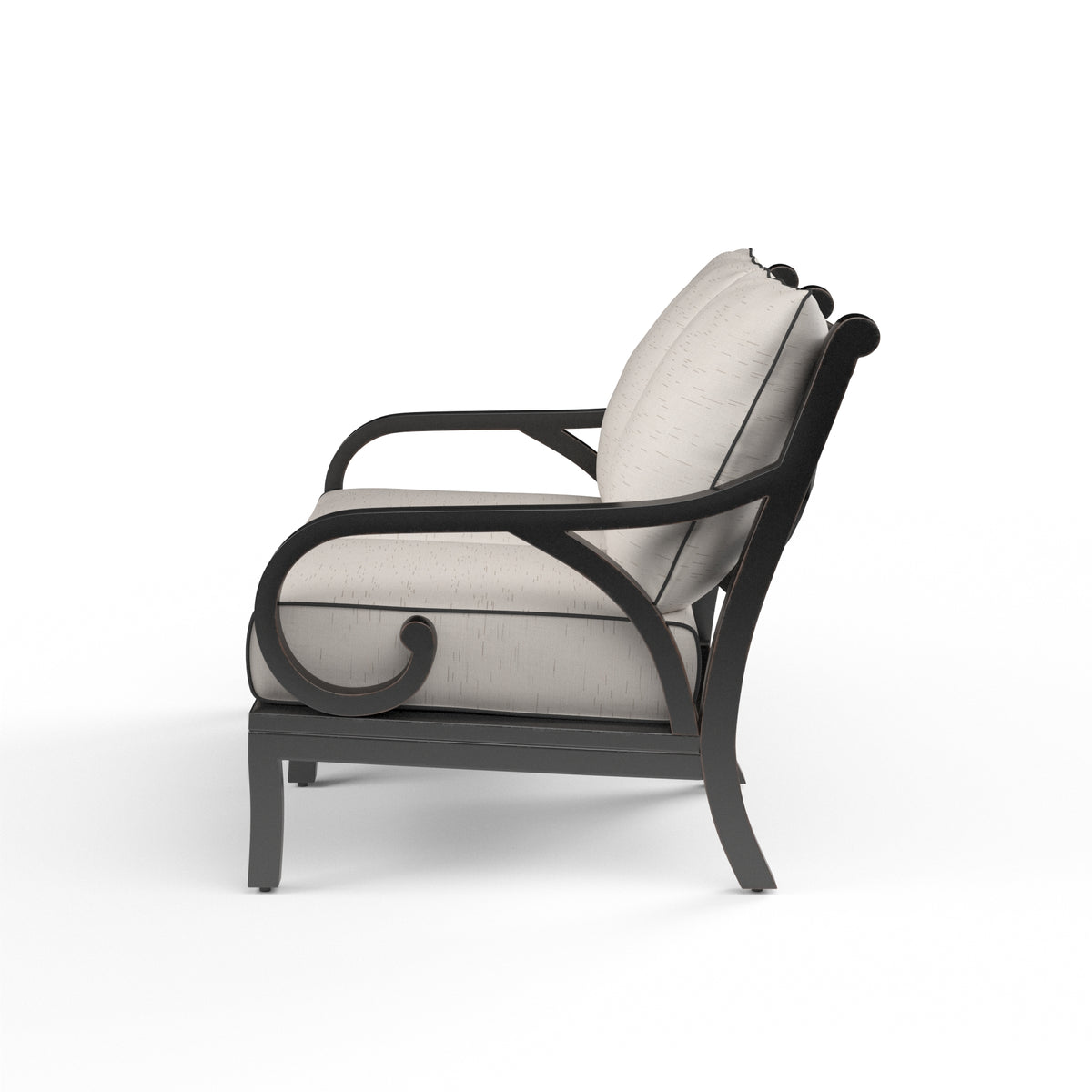 Sunset West Monterey Aluminum Loveseat with Cushion