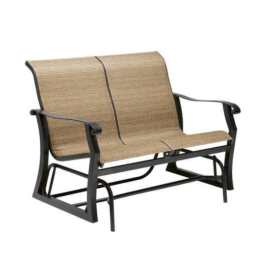 Woodard Cortland Sling Gliding Love Seat