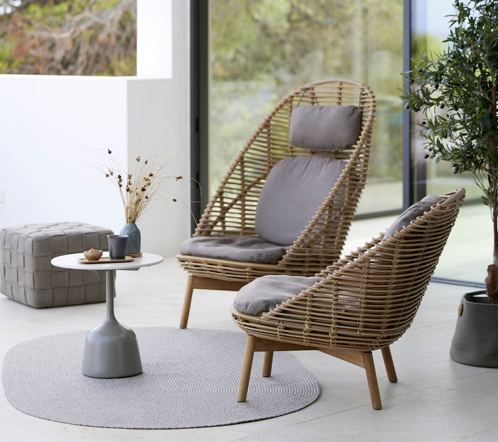 Cane-Line Hive Highback Chair with Teak Legs