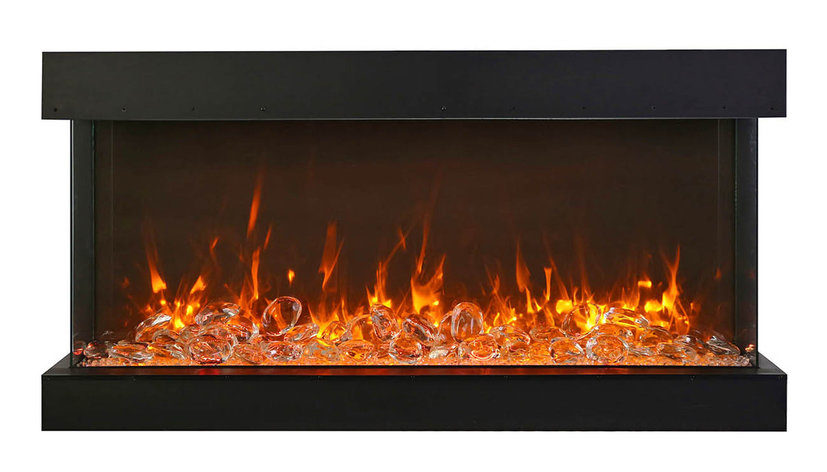 Amantii 40" Unit - 14 1/4" In Depth 3 Sided Glass Fireplace