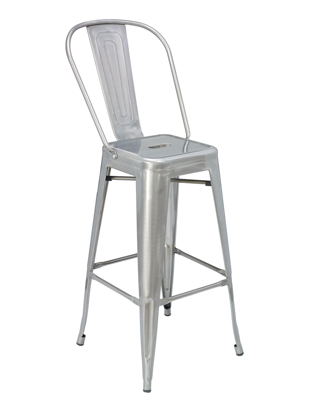 Florida Seating Industrial Barstool - Clearcoat & Solid Colors