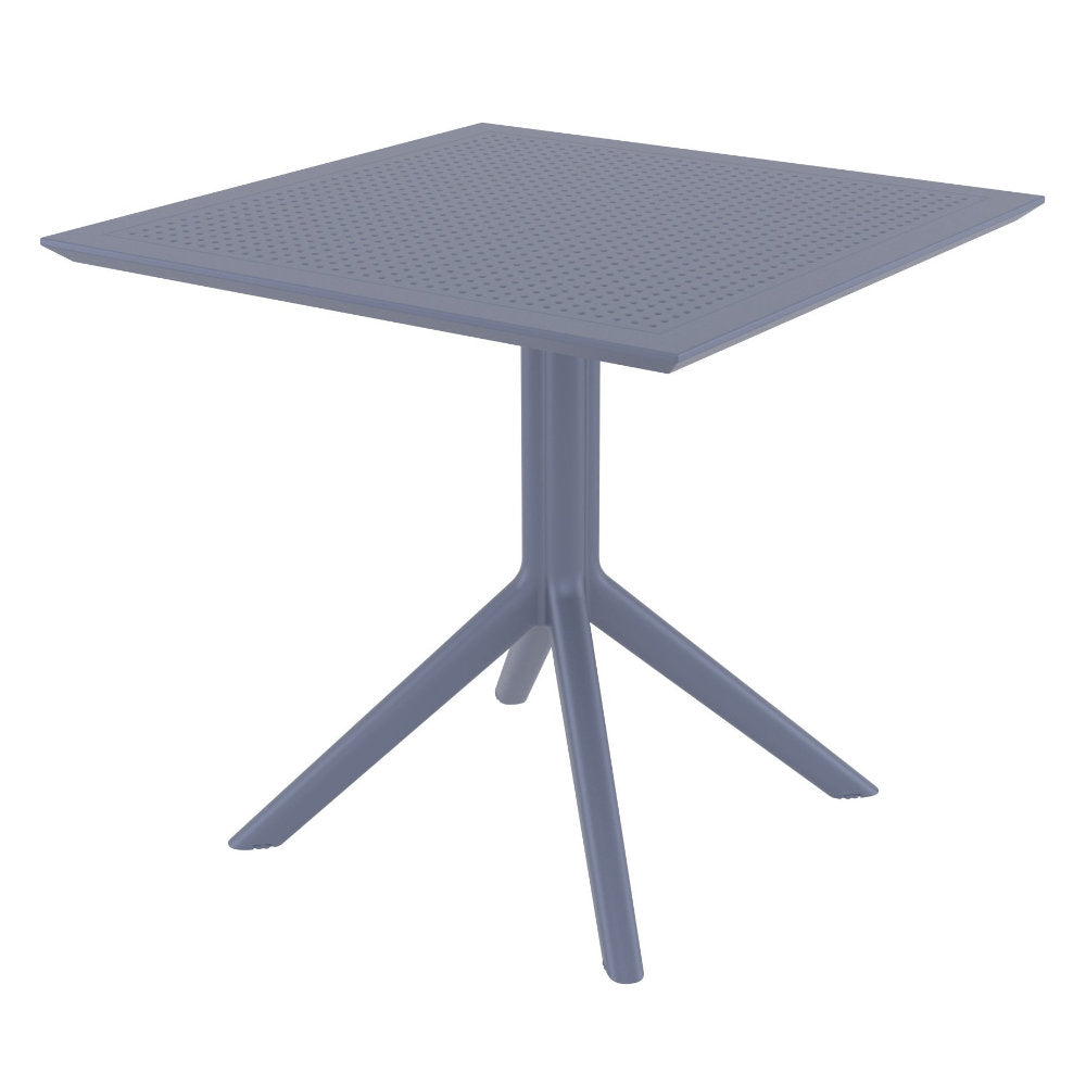 Compamia Air Patio Dining Set with 2 Chairs Dark Gray