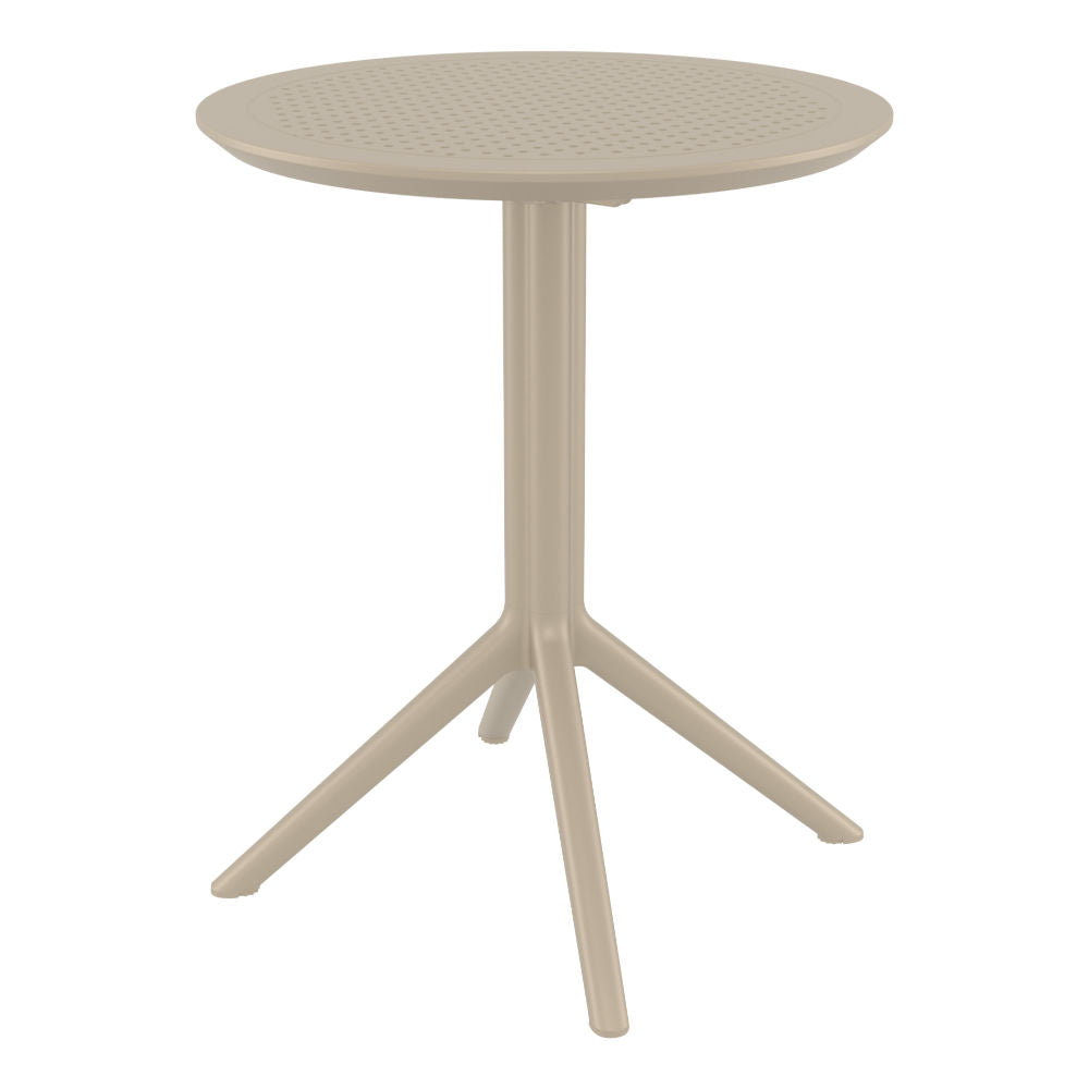 Compamia Lucy Bistro Set 3 Piece with 24 inch Table Top in Black/Dark Gray/Taupe/Olive Green/White