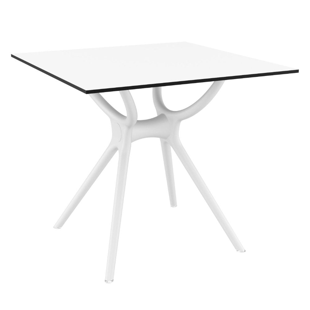 Compamia Ares Dining Set with 2 Chairs White