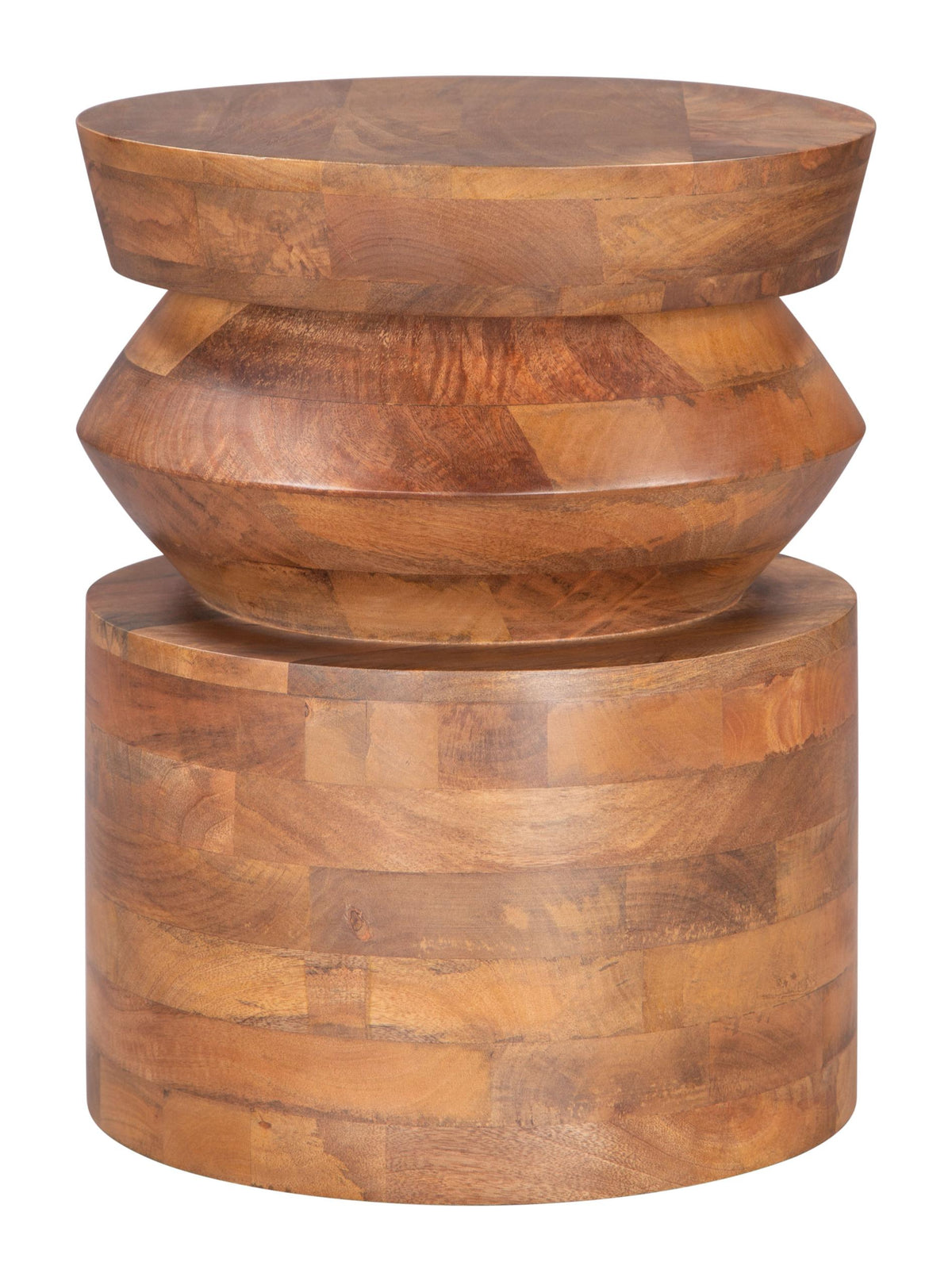 Zuo Modern Kollam Side Table in Walnut, Side Tables, Wood,