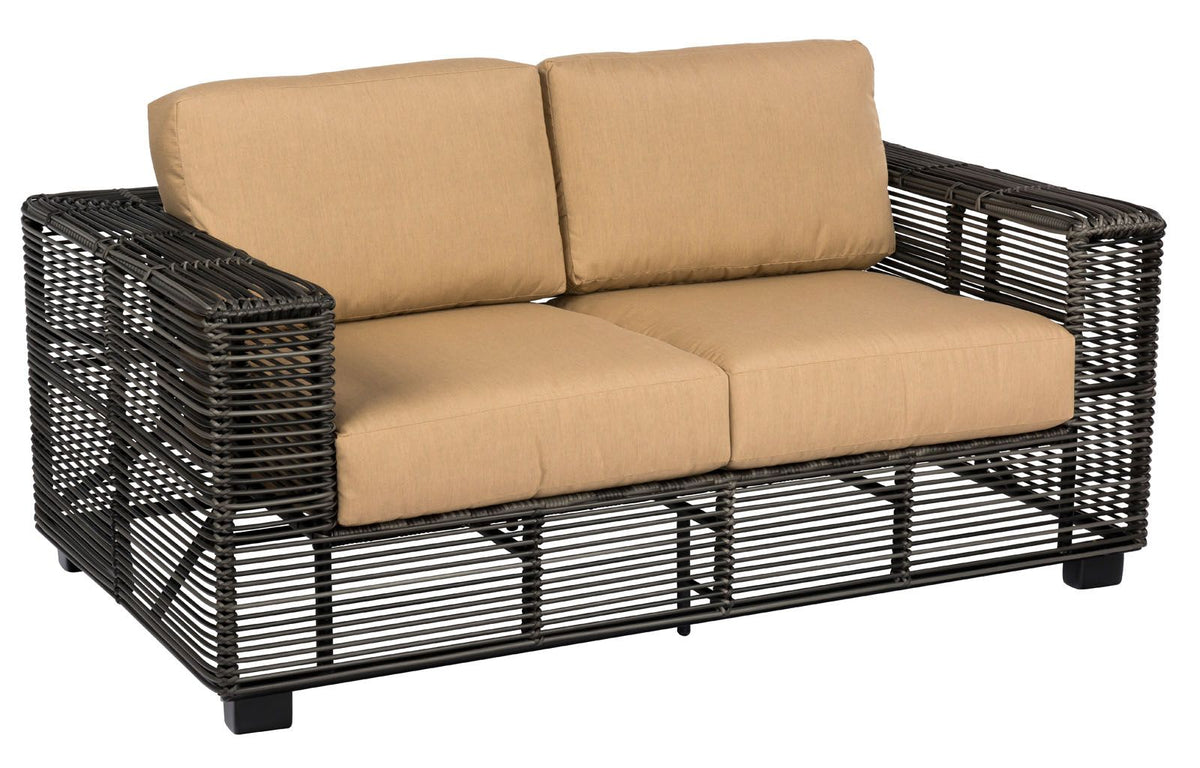 Woodard Monroe Love Seat, Default Title, Garden Chairs, Loveseat, Monroe, Aluminum, Loveseats, Rectangular, Outdoor
