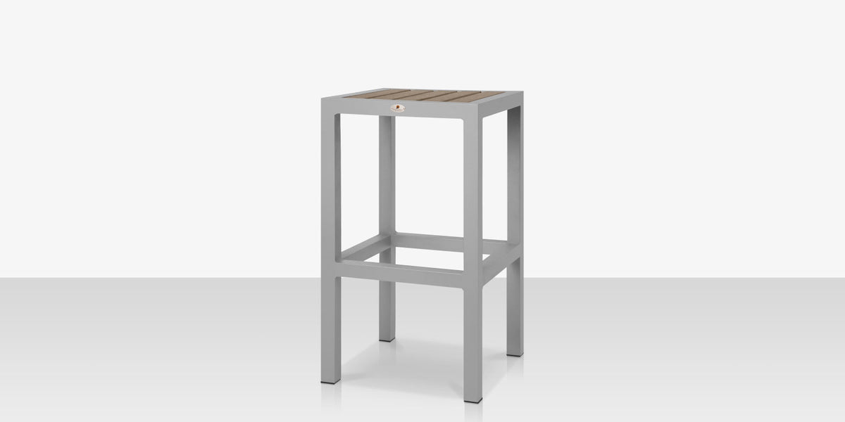 DecoScapes Napa Aluminum Backless Bar Stool