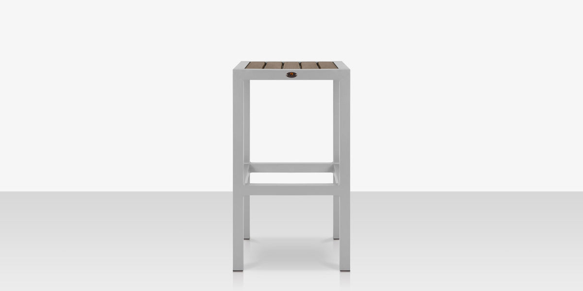 DecoScapes Napa Aluminum Backless Bar Stool