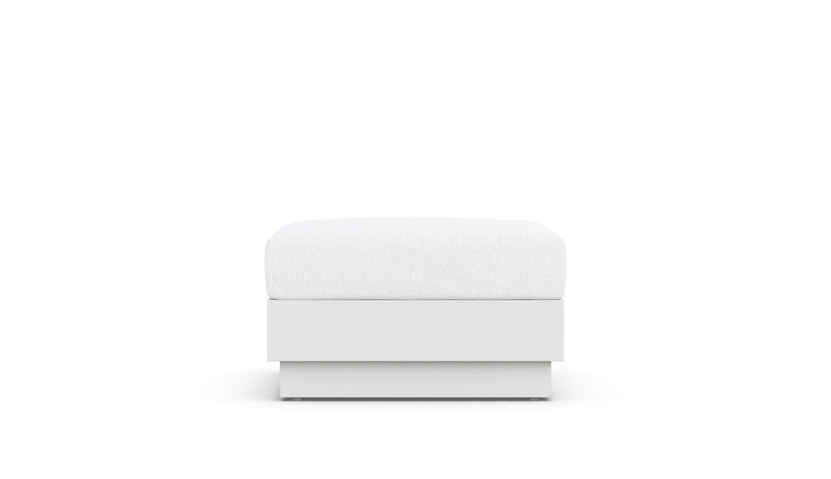 Azzurro Living Porto Ottoman - White