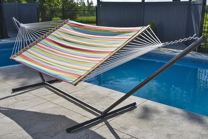 Vivere Quilted Fabric Hammock - Double, Ciao, Garden Patio Furniture, Arya, Outdoor